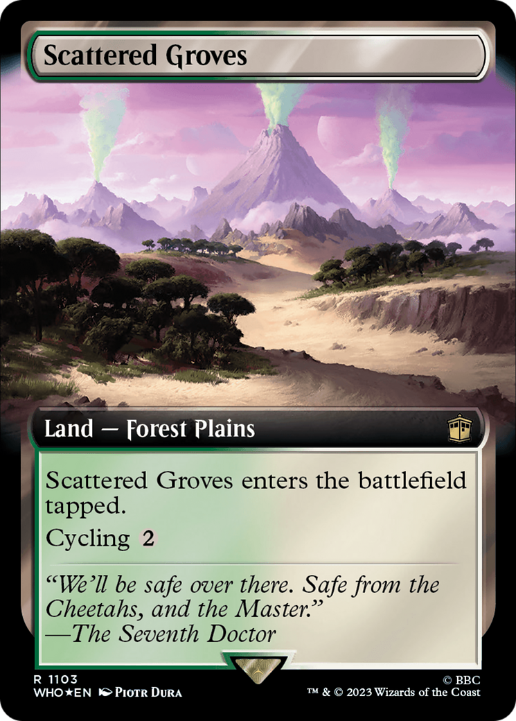 Scattered Groves (Extended Art) (Surge Foil) [Doctor Who] | Rock City Comics