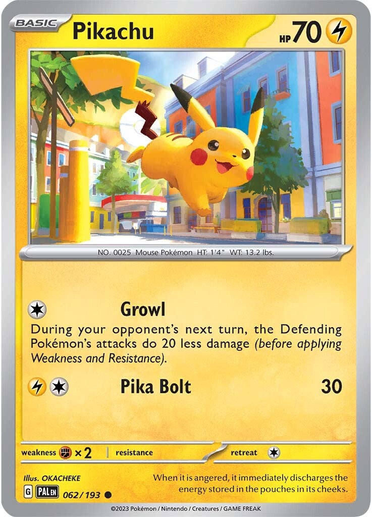 Pikachu (062/193) [Scarlet & Violet: Paldea Evolved] | Rock City Comics