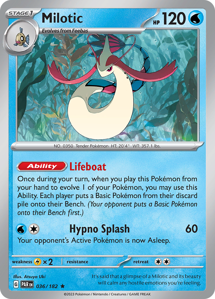 Milotic (036/182) [Scarlet & Violet: Paradox Rift] | Rock City Comics