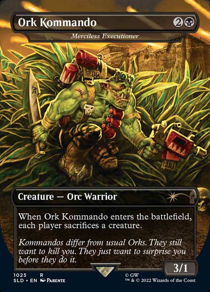 Ork Kommando - Merciless Executioner (Borderless) [Secret Lair Drop Series] | Rock City Comics