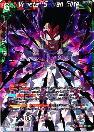 Vegeta, Saiyan Elite (BT7-114) [Assault of the Saiyans] | Rock City Comics
