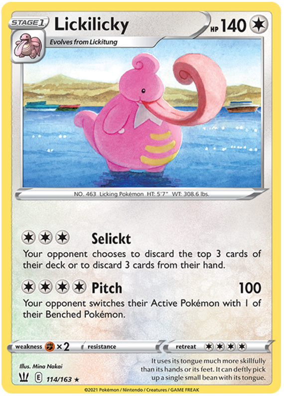 Lickilicky (114/163) [Sword & Shield: Battle Styles] | Rock City Comics