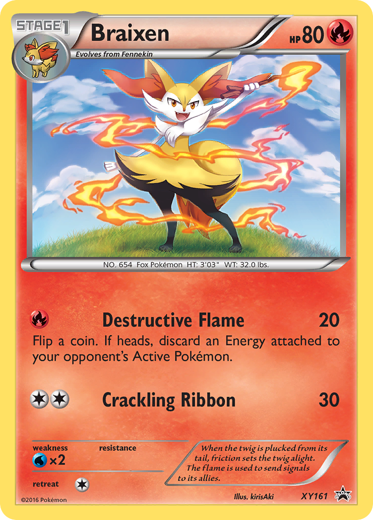 Braixen (XY161) [XY: Black Star Promos] | Rock City Comics