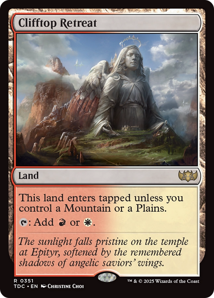 Clifftop Retreat [Tarkir: Dragonstorm Commander] | Rock City Comics