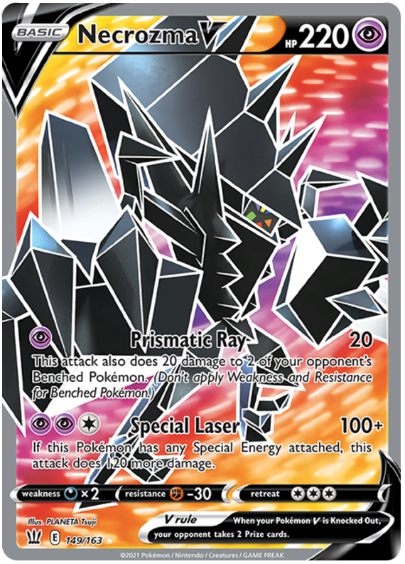 Necrozma V (149/163) [Sword & Shield: Battle Styles] | Rock City Comics