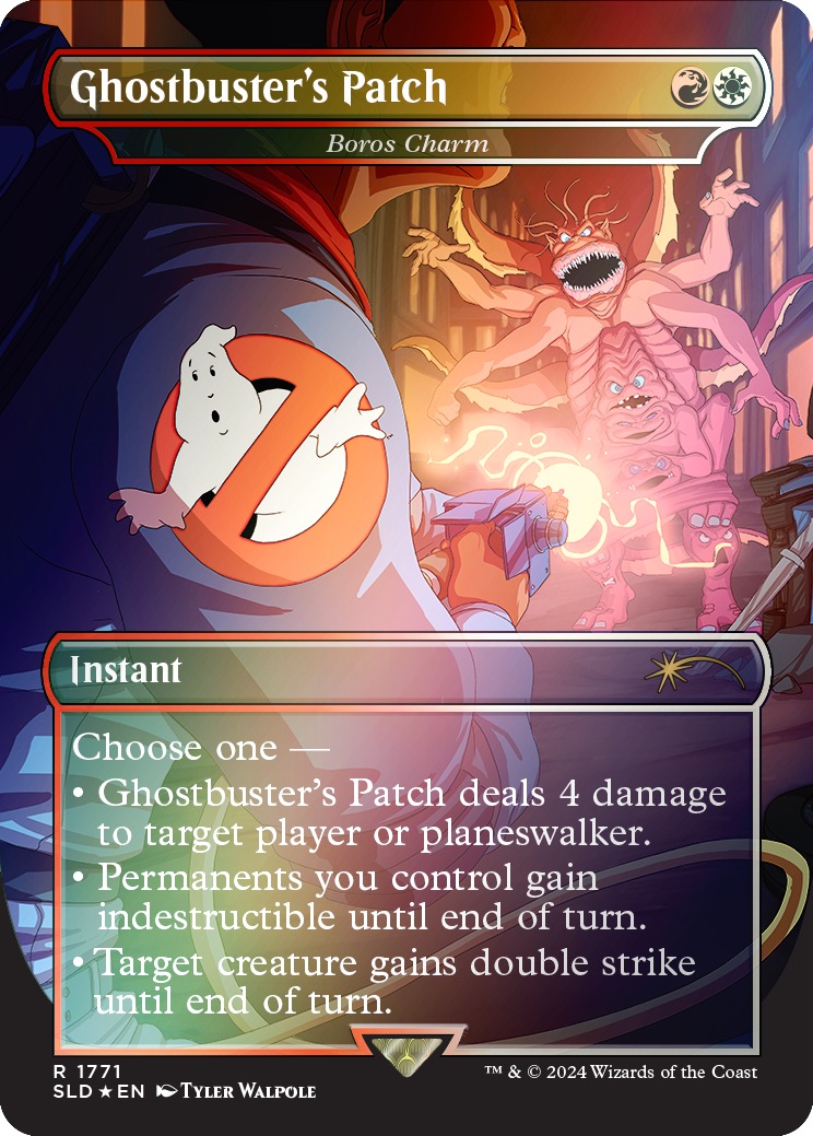 Ghostbuster's Patch - Boros Charm (Rainbow Foil) [Secret Lair Drop Series] | Rock City Comics