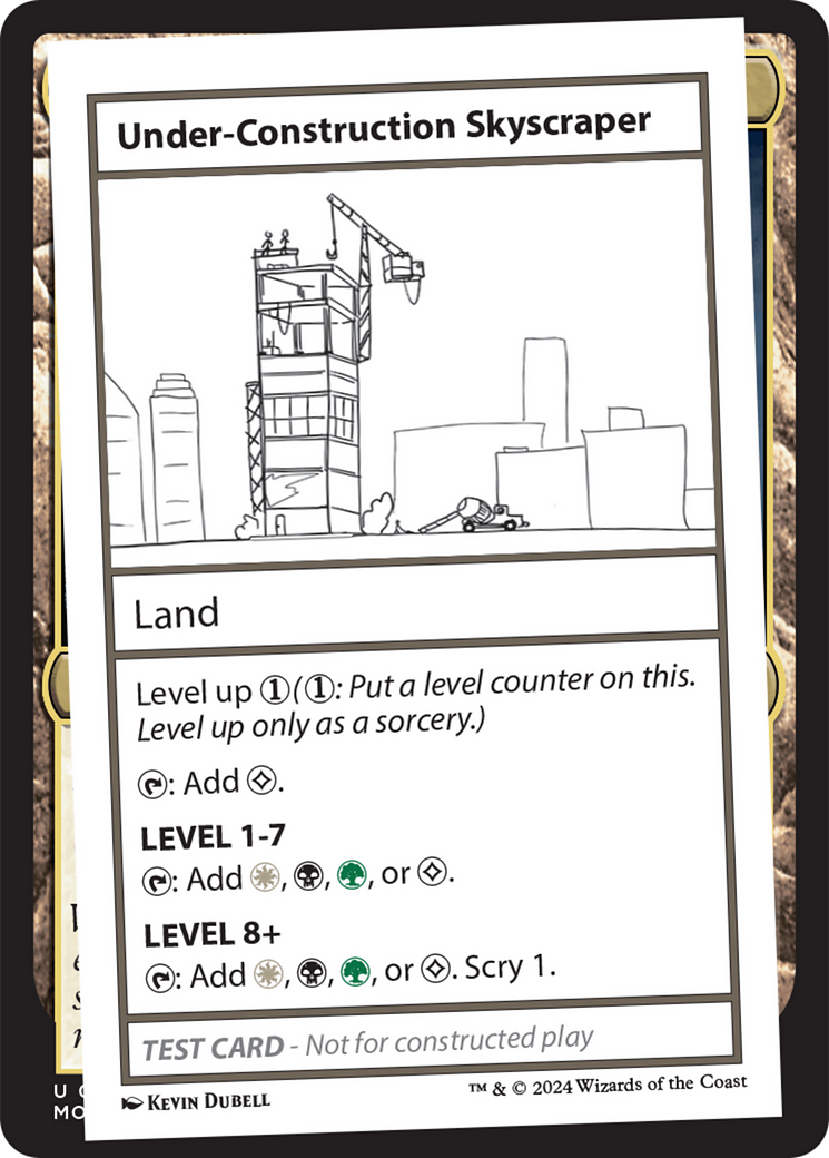 Under-Construction Skyscraper [Mystery Booster 2 Playtest Cards] | Rock City Comics