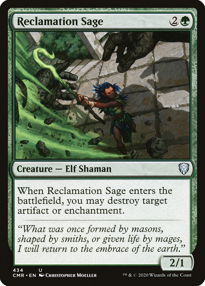 Reclamation Sage (434) [Commander Legends] | Rock City Comics