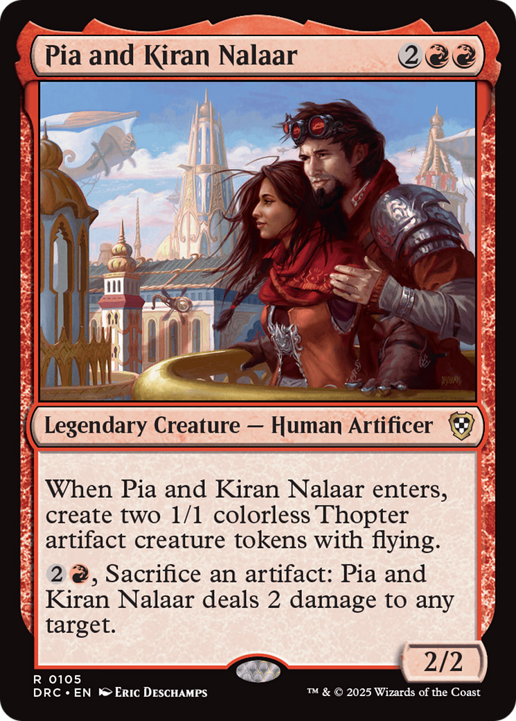 Pia and Kiran Nalaar [Aetherdrift Commander] | Rock City Comics