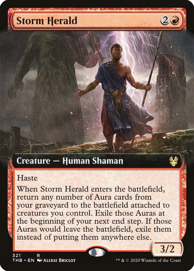Storm Herald (Extended Art) [Theros Beyond Death] | Rock City Comics