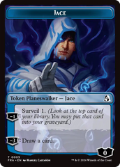 Illusion // Jace Double-Sided Token [Reality Fracture Tokens] | Rock City Comics