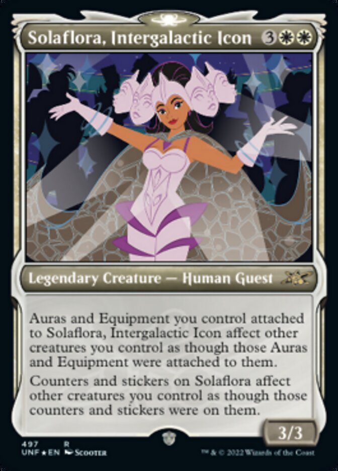 Solaflora, Intergalactic Icon (Showcase) (Galaxy Foil) [Unfinity] | Rock City Comics