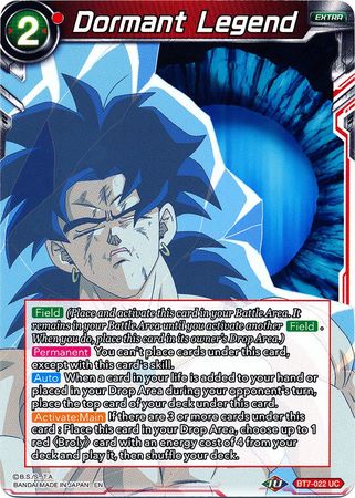 Dormant Legend (BT7-022) [Assault of the Saiyans] | Rock City Comics