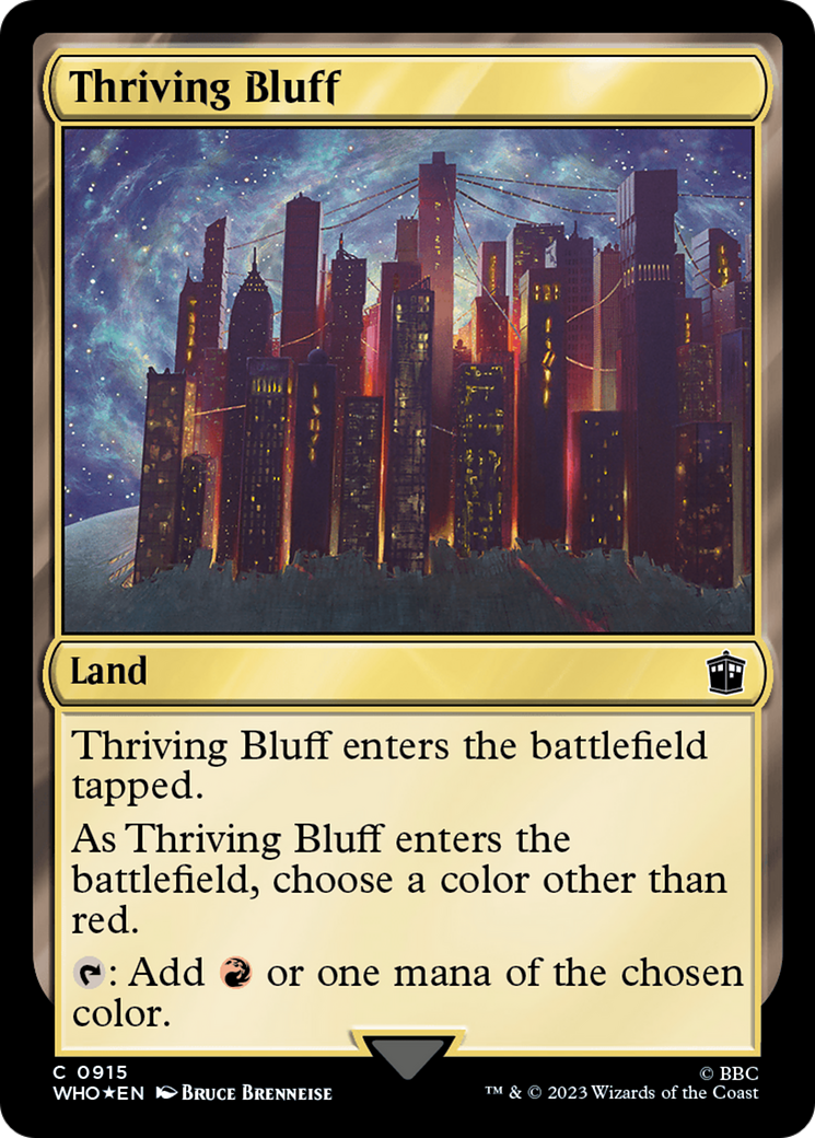 Thriving Bluff (Surge Foil) [Doctor Who] | Rock City Comics