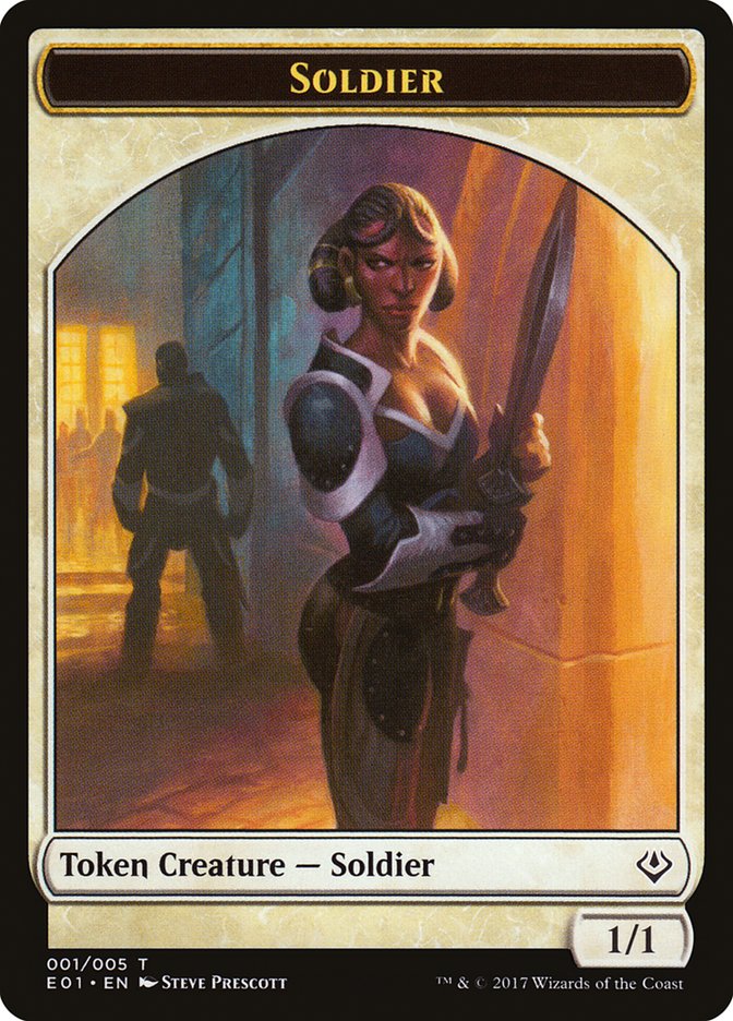 Soldier Token [Archenemy: Nicol Bolas Tokens] | Rock City Comics