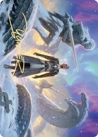 Search for Glory Art Card (Gold-Stamped Signature) [Kaldheim Art Series] | Rock City Comics