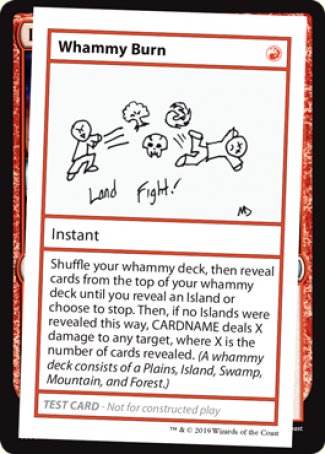 Whammy Burn (2021 Edition) [Mystery Booster Playtest Cards] | Rock City Comics