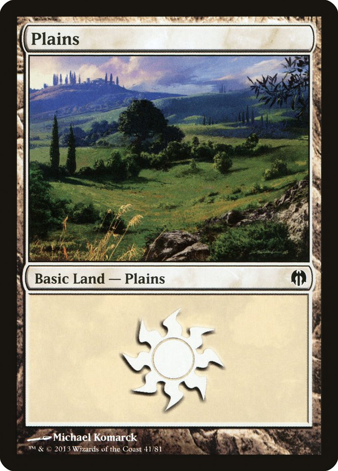 Plains (41) [Duel Decks: Heroes vs. Monsters] | Rock City Comics