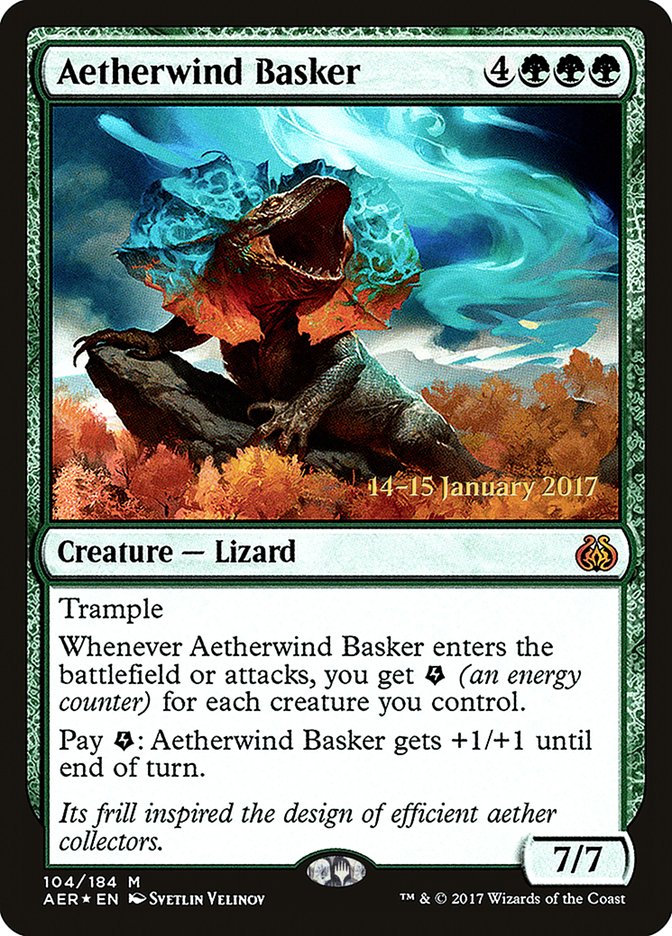 Aetherwind Basker [Aether Revolt Prerelease Promos] | Rock City Comics