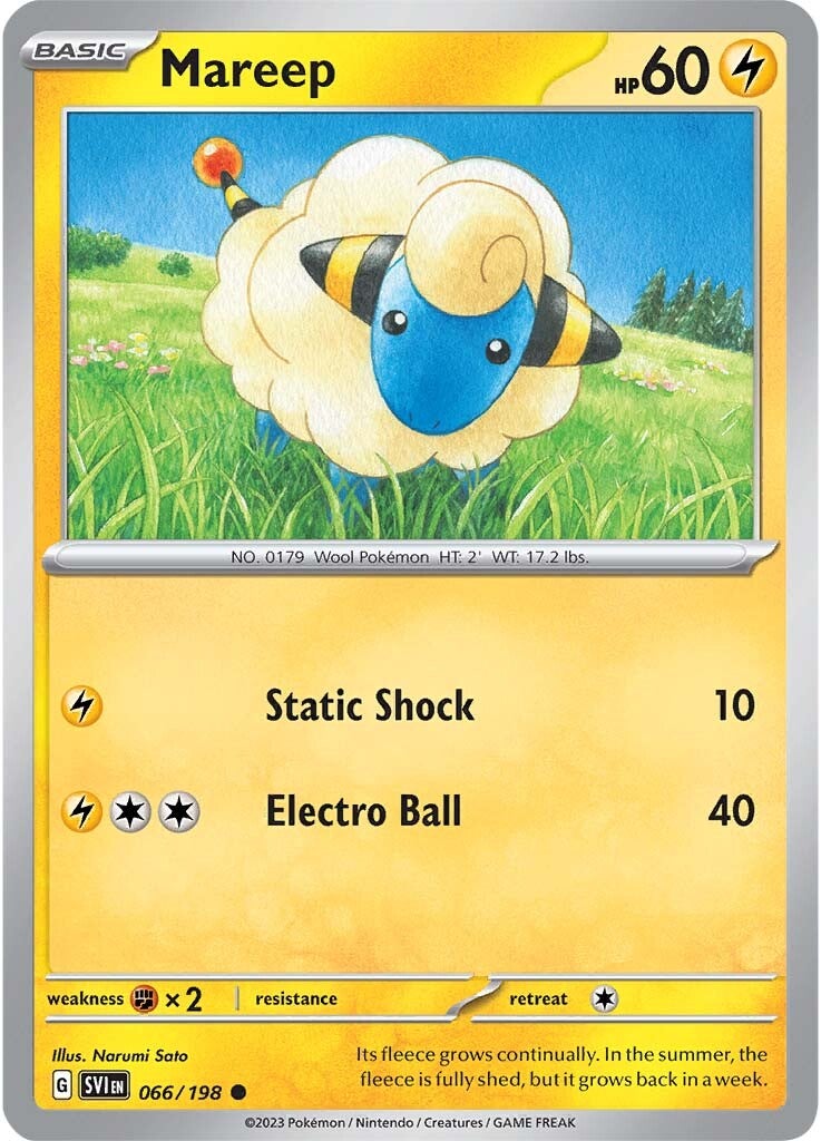 Mareep (066/198) [Scarlet & Violet: Base Set] | Rock City Comics