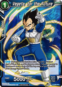 Vegeta, for the Future (Tournament Pack Vol. 8) (P-385) [Tournament Promotion Cards] | Rock City Comics