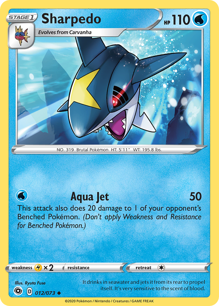 Sharpedo (012/073) [Sword & Shield: Champion's Path] | Rock City Comics