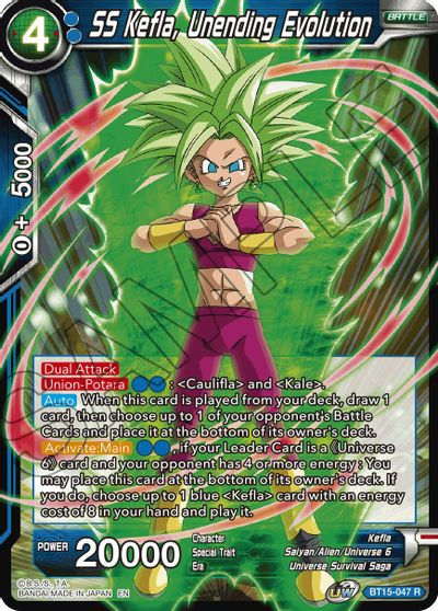 SS Kefla, Unending Evolution (BT15-047) [Saiyan Showdown] | Rock City Comics