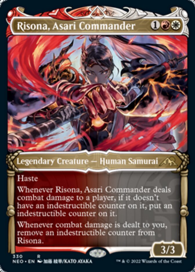 Risona, Asari Commander (Showcase Samurai) [Kamigawa: Neon Dynasty] | Rock City Comics