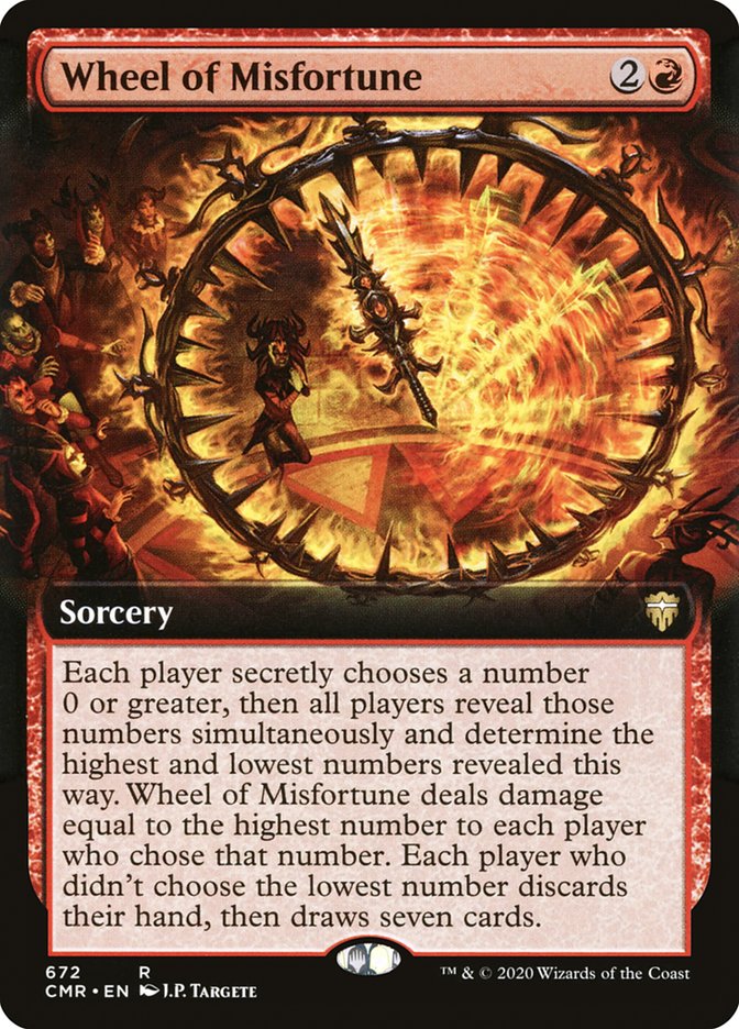 Wheel of Misfortune (Extended Art) [Commander Legends] | Rock City Comics