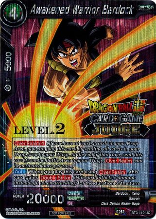 Awakened Warrior Bardock (Level 2) (BT3-110) [Judge Promotion Cards] | Rock City Comics