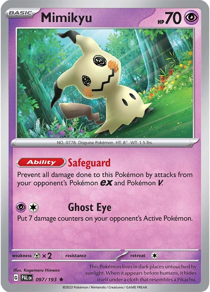 Mimikyu (097/193) [Scarlet & Violet: Paldea Evolved] | Rock City Comics