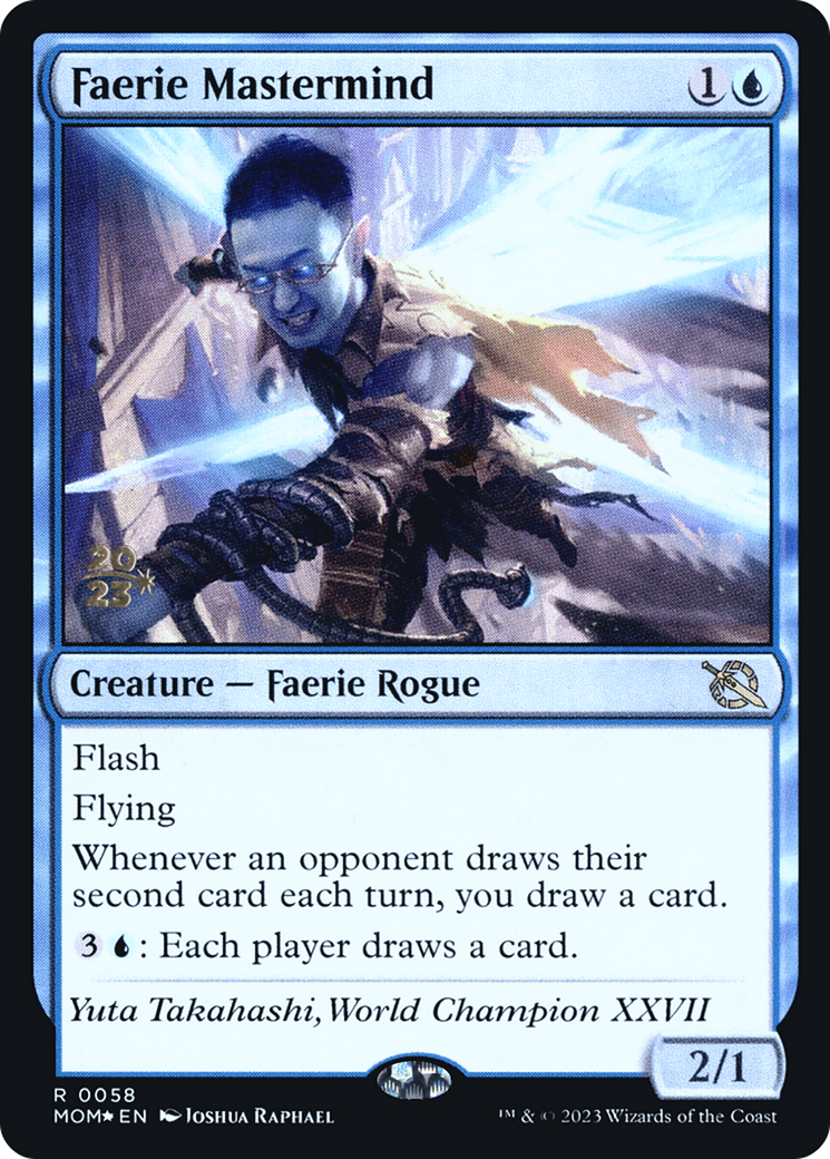 Faerie Mastermind [March of the Machine Prerelease Promos] | Rock City Comics