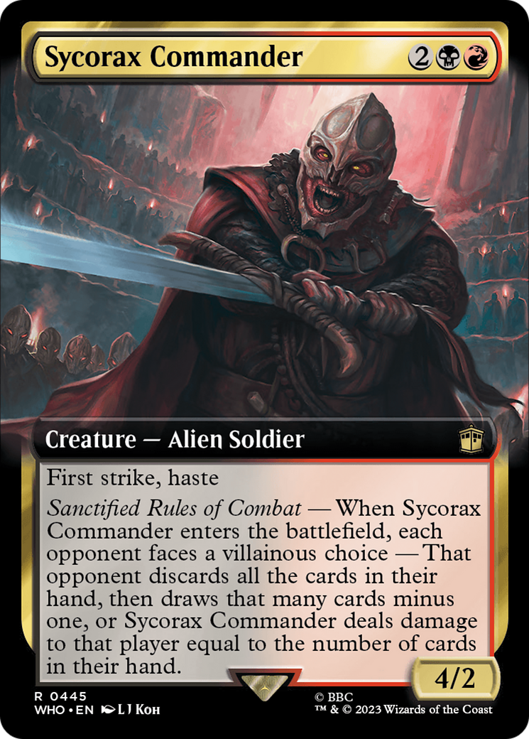 Sycorax Commander (Extended Art) [Doctor Who] | Rock City Comics