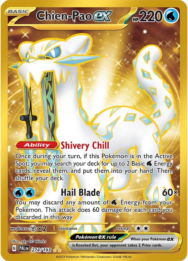 Chien-Pao ex (274/193) [Scarlet & Violet: Paldea Evolved] | Rock City Comics