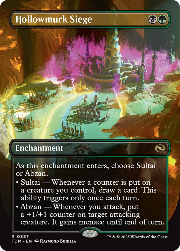 Hollowmurk Siege (Borderless) [Tarkir: Dragonstorm] | Rock City Comics