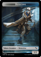 Detective // Spirit Double-Sided Token [Murders at Karlov Manor Tokens] | Rock City Comics