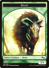 Beast // Beast Double-Sided Token [Unstable Tokens] | Rock City Comics