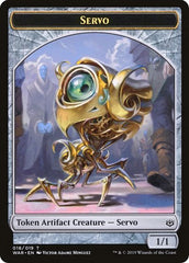 Servo // Wizard Double-Sided Token [Challenger Decks 2020 Tokens] | Rock City Comics