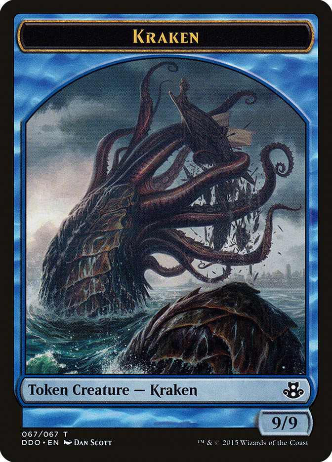 Kraken Token [Duel Decks: Elspeth vs. Kiora] | Rock City Comics