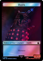 Dalek // Food (0058) Double-Sided Token (Surge Foil) [Doctor Who Tokens] | Rock City Comics