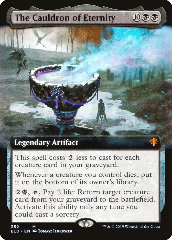 The Cauldron of Eternity (Extended Art) [Throne of Eldraine] | Rock City Comics