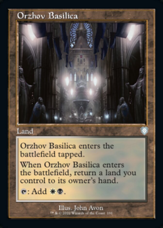 Orzhov Basilica (Retro) [The Brothers' War Commander] | Rock City Comics