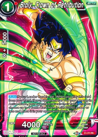 Broly, Crown of Retribution (P-177) [Promotion Cards] | Rock City Comics