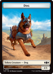 Dog // Goblin Double-Sided Token [Tarkir: Dragonstorm Commander Tokens] | Rock City Comics
