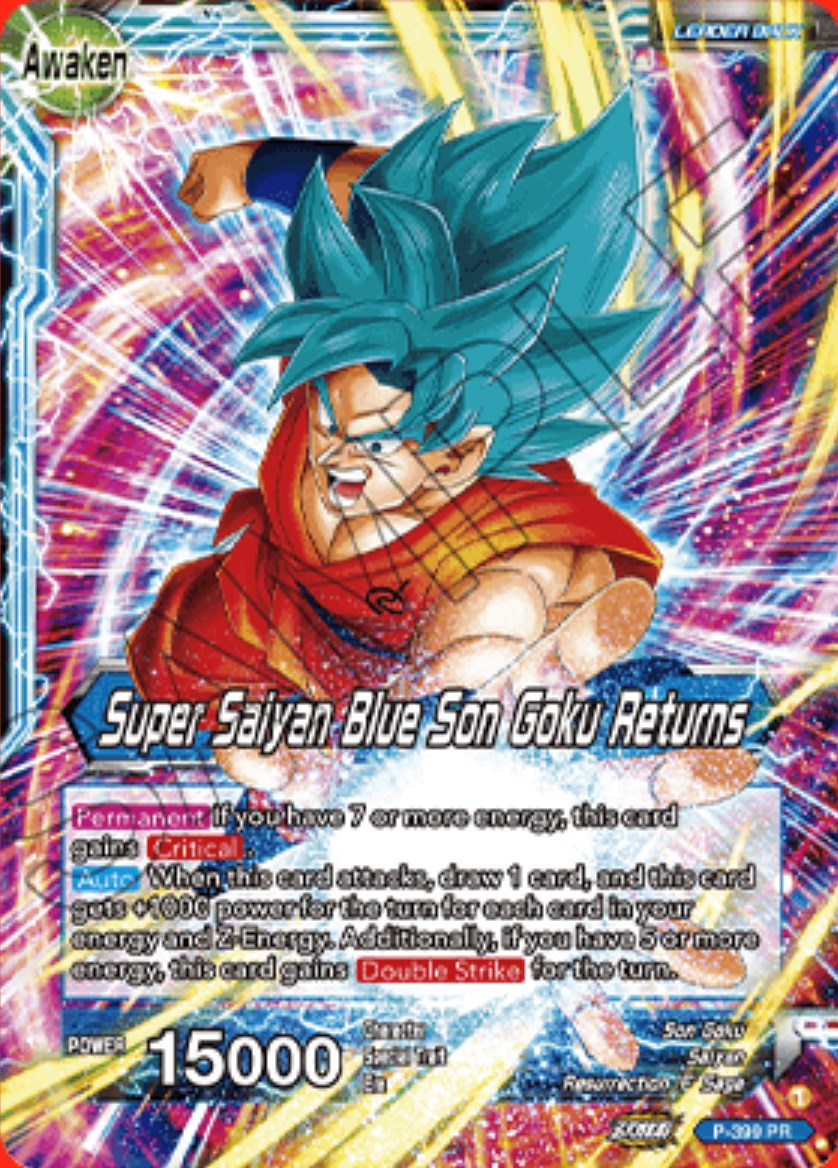 Son Goku // Super Saiyan Blue Son Goku Returns (P-399) [Promotion Cards] | Rock City Comics