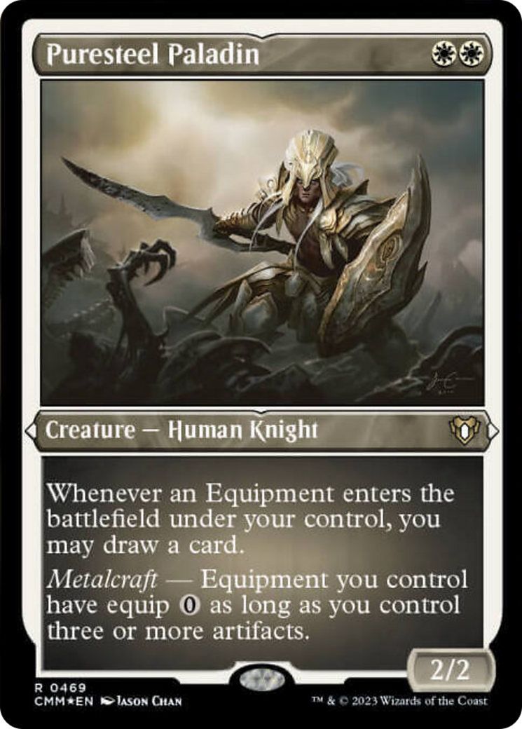 Puresteel Paladin (Foil Etched) [Commander Masters] | Rock City Comics