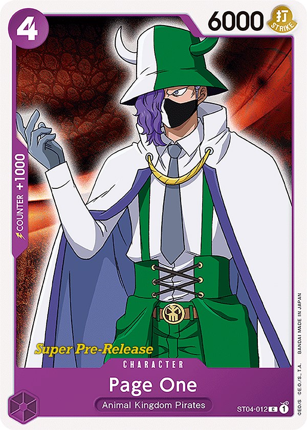 Page One [Super Pre-Release Starter Deck: Animal Kingdom Pirates] | Rock City Comics