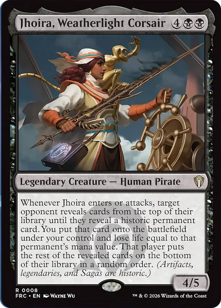 Jhoira, Weatherlight Corsair [Reality Fracture Commander] | Rock City Comics