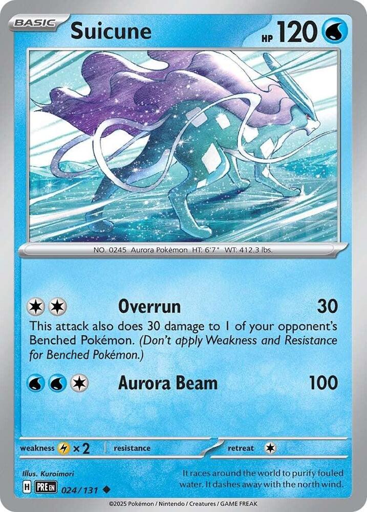 Suicune (024/131) [Scarlet & Violet: Prismatic Evolutions] | Rock City Comics