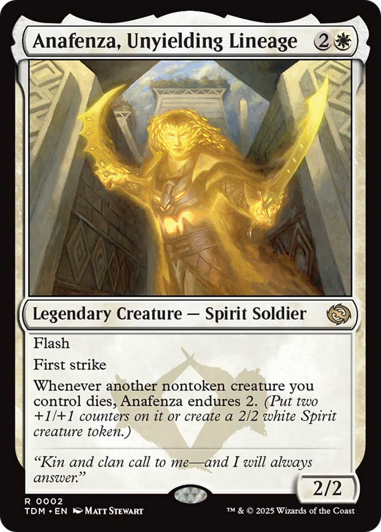 Anafenza, Unyielding Lineage [Tarkir: Dragonstorm] | Rock City Comics